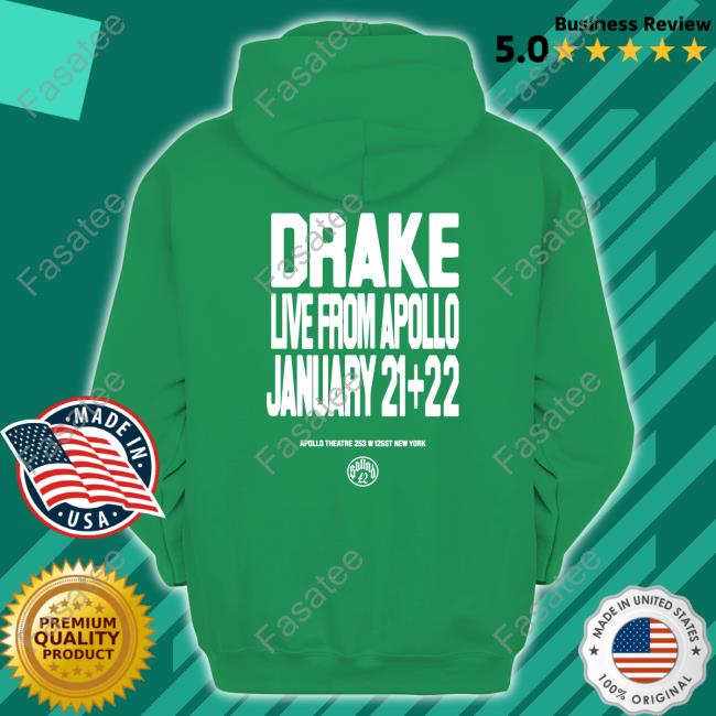 Kevin Durant Wearing Drake Live From Apollo January 21+22 T Shirt Phoenix Mercury