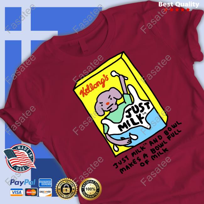 Zoe Bread Merch Kellong's Just Milk And Bowl Makes A Bowl Full Of Milk Hooded Sweatshirt Zoe.Bread