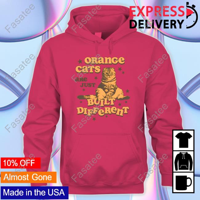 Cats Being Weird Little Guys Orange Cats Are Just Built Different Long Sleeve