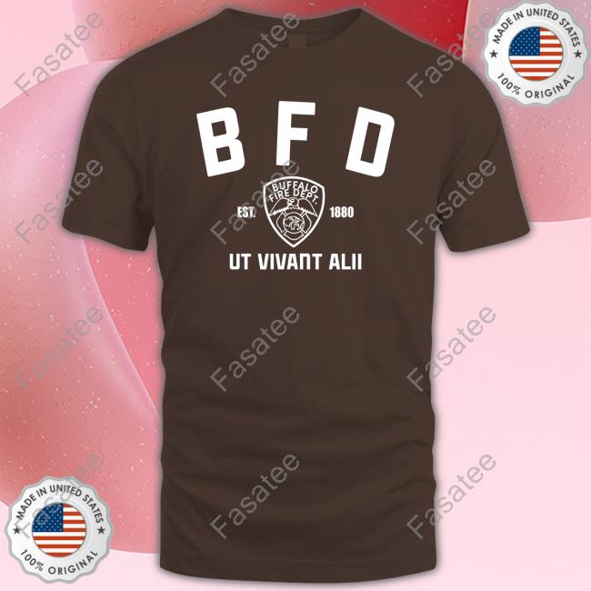 Buffalo Sabres Bfd Buffalo Fire Dept Ut Vivant Alii Est 1880 Sweatshirt