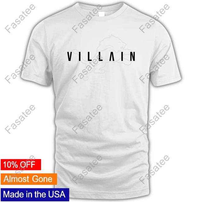 Detroit Lions Villain T Shirt