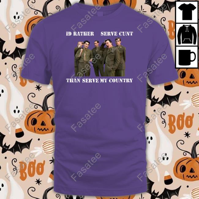 D0cshartens I'd Rather Serve Cunt Than Serve My Country My Chemical Romance T Shirt