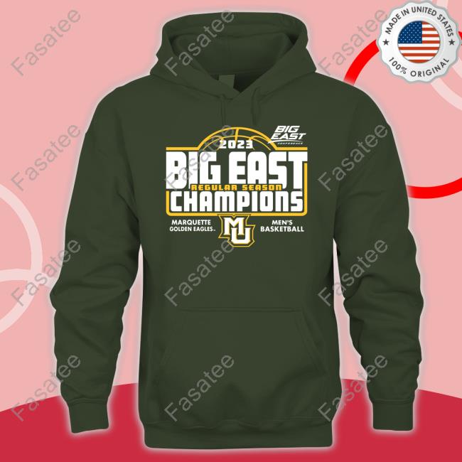 Marquette Basketball 2023 Big East Champions Hoodie