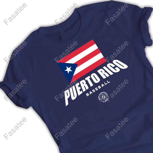 Mlbshop Puerto Rico Baseball Legends Black 2023 World Baseball Classic Federation New Shirt