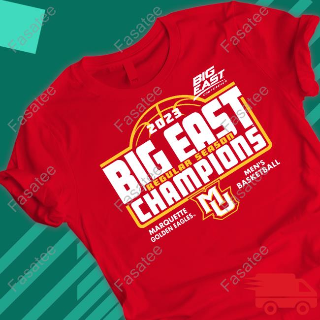 Marquette Basketball 2023 Big East Champions Funny T Shirt Marquette Spirit Shop