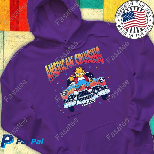 Garfield American Crusing T-Shirt Garfield American Crusing T-Shirt