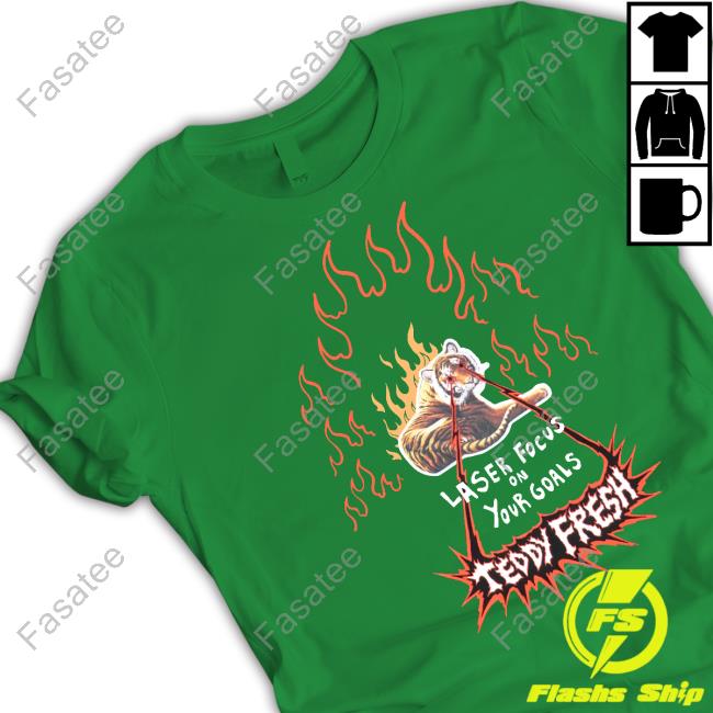 Teddy Fresh Store Laser Focus On Your Goals Teddy Fresh Sweatshirt