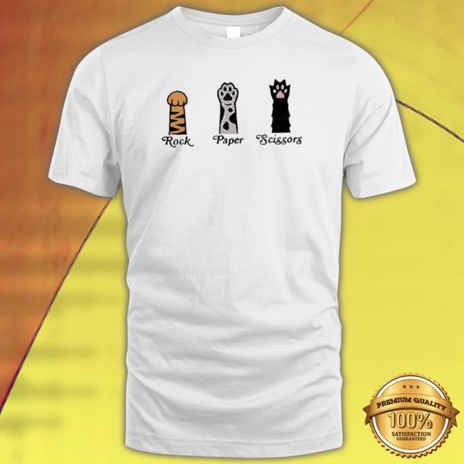 Official Cat Paws Rock Paper Scissors shirt, hoodie, tank top, sweater and long sleeve t-shirt Official Cat Paws Rock Paper Scissors shirt, hoodie, tank top, sweater and long sleeve t-shirt