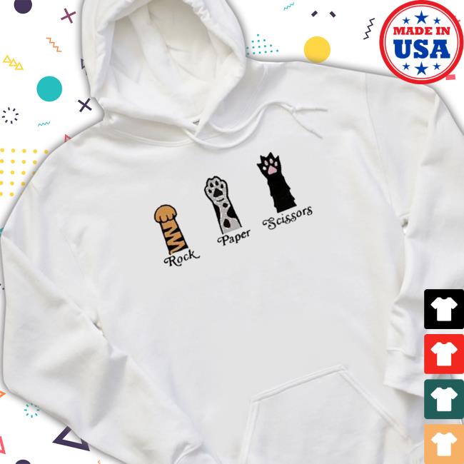 Official Cat Paws Rock Paper Scissors shirt, hoodie, tank top, sweater and long sleeve t-shirt Official Cat Paws Rock Paper Scissors shirt, hoodie, tank top, sweater and long sleeve t-shirt