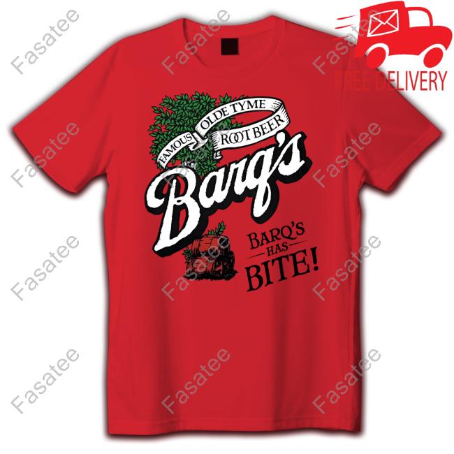 Famous Olde Tyme Root Beer Barq's Barq's Has Bite T-Shirt Famous Olde Tyme Root Beer Barq's Barq's Has Bite T-Shirt