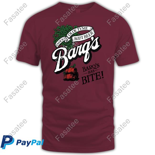 Famous Olde Tyme Root Beer Barq's Barq's Has Bite T-Shirt Famous Olde Tyme Root Beer Barq's Barq's Has Bite T-Shirt