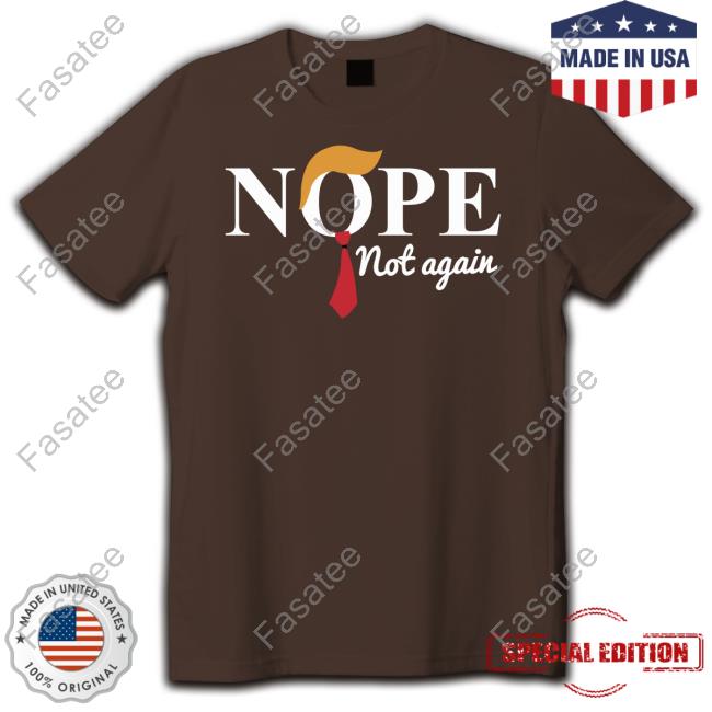 Anderson Cooper Trump Nope Not Again T Shirt Anderson Cooper Trump Nope Not Again T Shirt