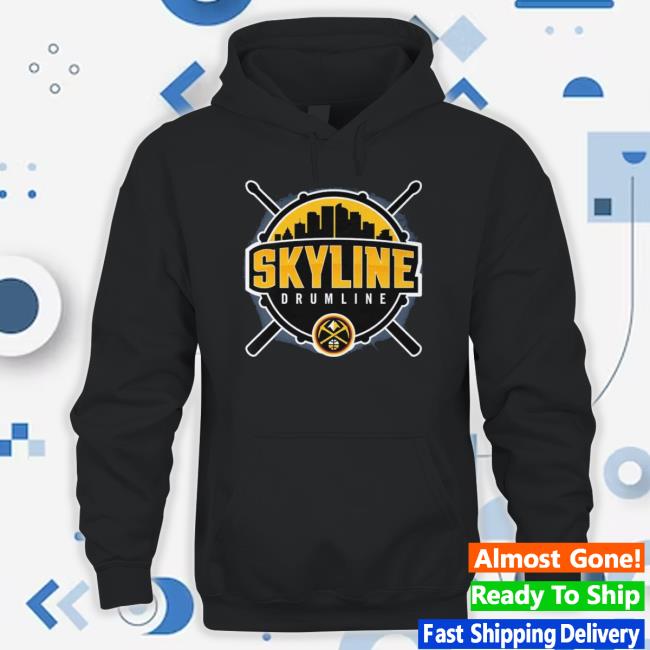 Premium Denver Nuggets Skyline Drumline Shirt Premium Denver Nuggets Skyline Drumline Shirt