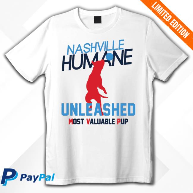 Official Nashville Humane Unleashed 23 Shirt Official Nashville Humane Unleashed 23 Shirt