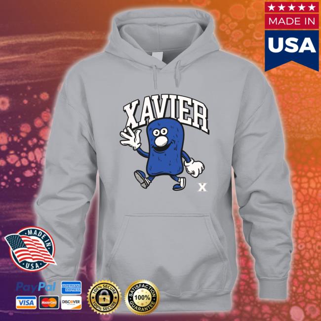 Xavier Blob Vintage Mascot shirt, hoodie, tank top, sweater and long sleeve t-shirt Xavier Blob Vintage Mascot shirt, hoodie, tank top, sweater and long sleeve t-shirt
