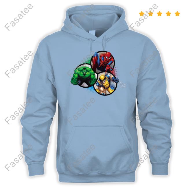 Marvel's Trinity T Shirts Thenerdspider Marvel's Trinity T Shirts Thenerdspider