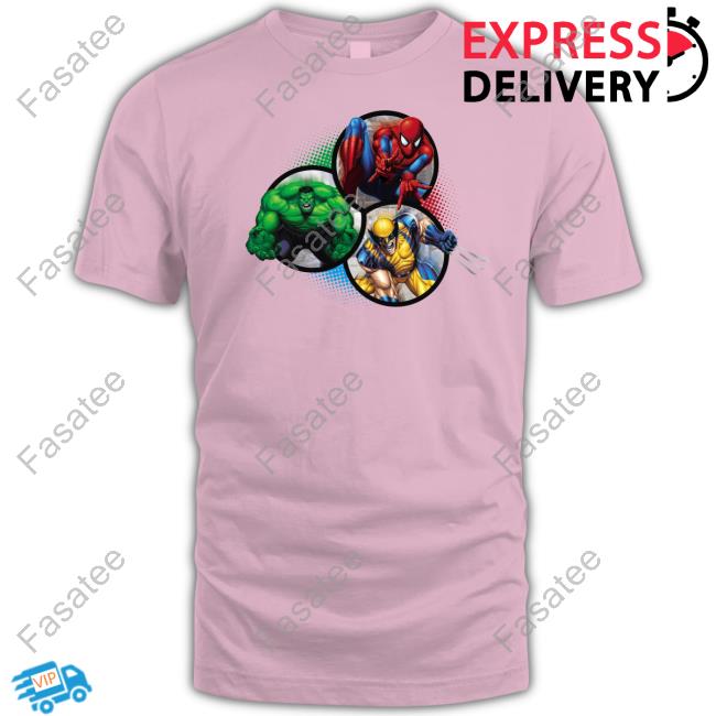 Marvel's Trinity T Shirts Thenerdspider Marvel's Trinity T Shirts Thenerdspider