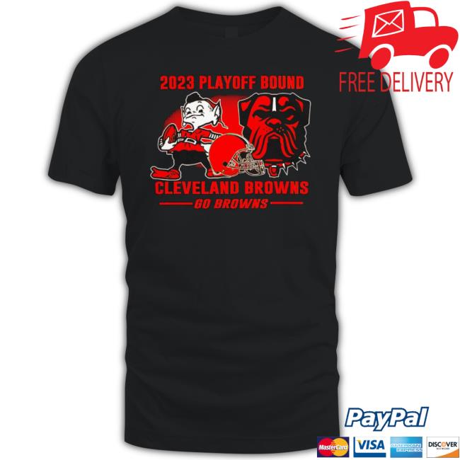 Original Cleveland Browns 2023 Playoff Go Brown Logo Sweater Original Cleveland Browns 2023 Playoff Go Brown Logo Sweater