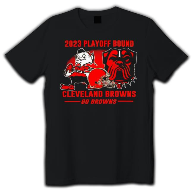 Original Cleveland Browns 2023 Playoff Go Brown Logo Sweater Original Cleveland Browns 2023 Playoff Go Brown Logo Sweater