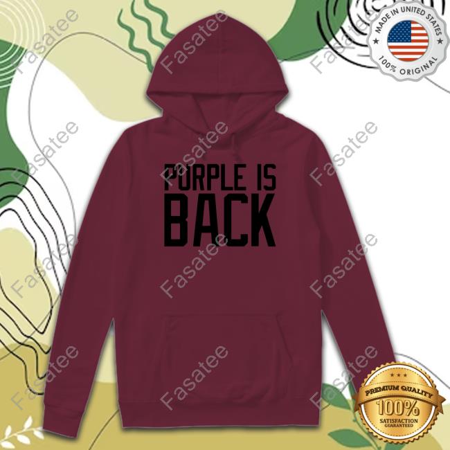 Dahlelama Store Purple Is Back Hoodie