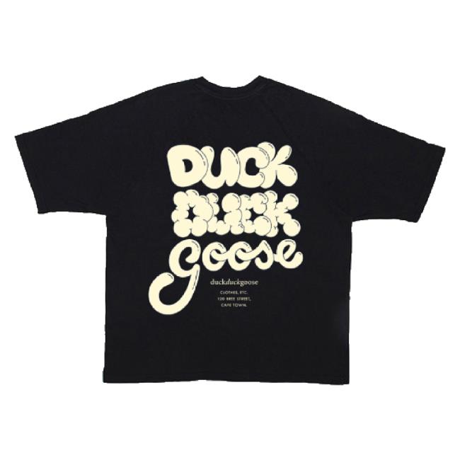 Trending Duck Duck Goose Store Merch Duck Duck Goose Logo Raglan Short Sleeve Classic Shirt – Black Duckduckgoosestore Shop
