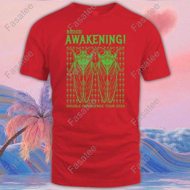 Raygun Store Brood Awakening Double Emergence Tour 2024 New Shirt