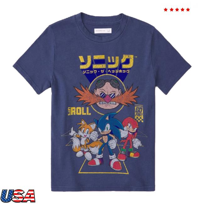 Trending Abercrombie And Fitch Store Merch Sonic The Hedgehog Graphic Long Sleeve Tee Abercrombie Shop