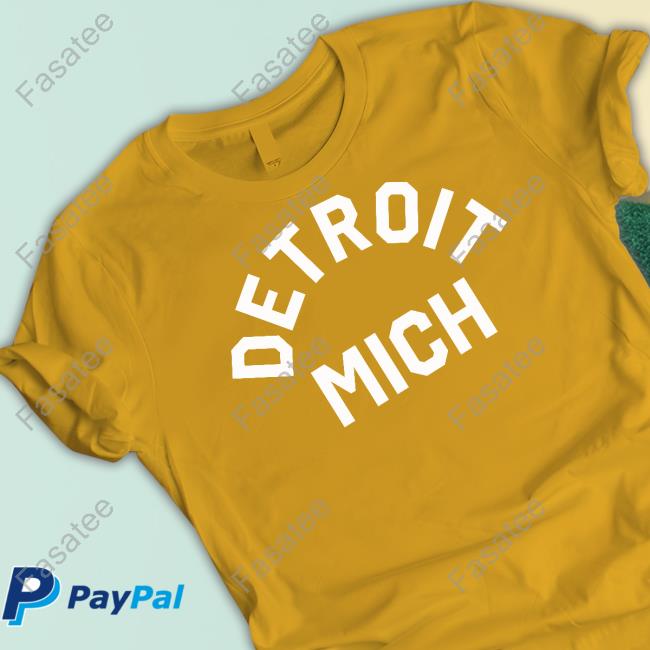 Detroit Mich Tank Top