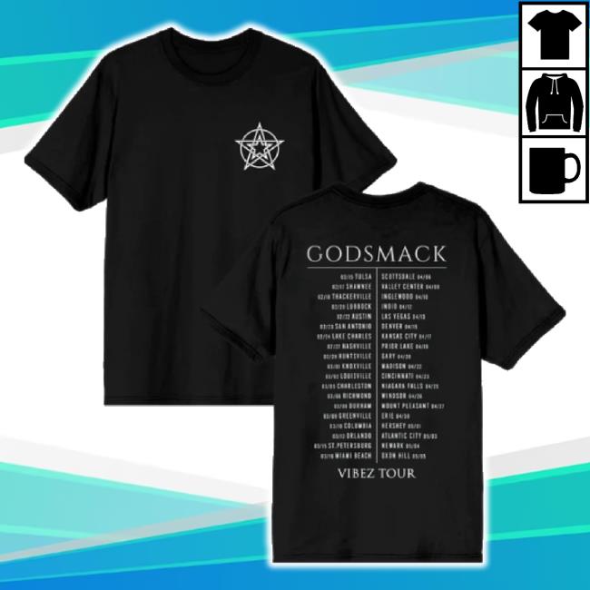 Trending Godsmack Vibez Tour Tee Godsmack Shop Merch Store