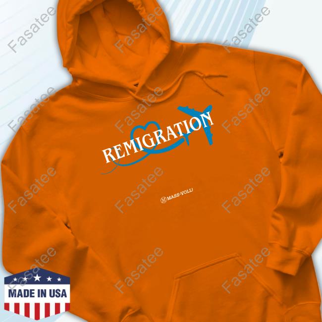 Martin Sellner Wearing Remigration Tee Shirt