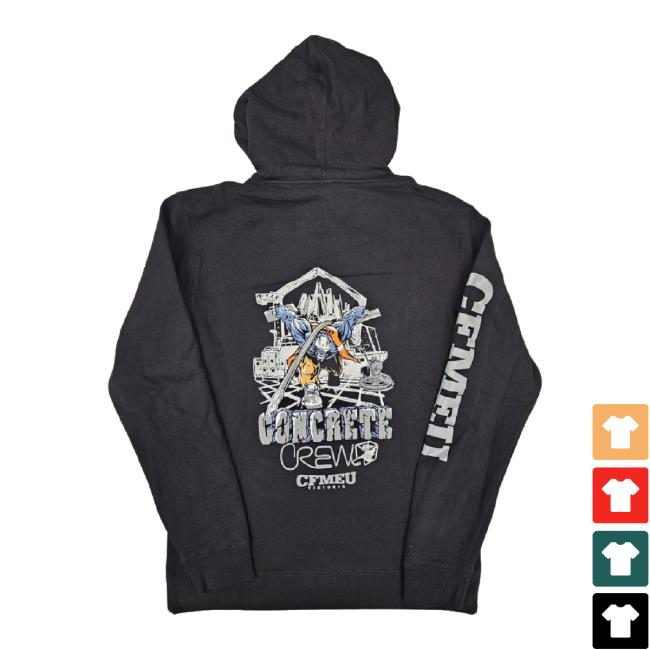 Trending Concrete Crew Hoodie Sweatshirt (As Colour) Cfmeu Shop