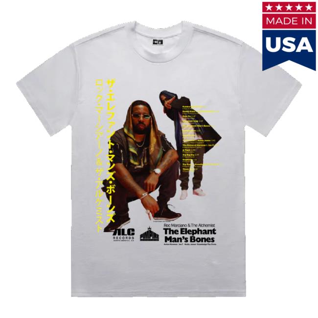 Trending Roc Marciano & The Alchemist Crouching Elephant (White Shortsleeve Unisex Sweatshirt) Rocmarci Shop Trending Roc Marciano & The Alchemist Crouching Elephant (White Shortsleeve Unisex Sweatshirt) Rocmarci Shop