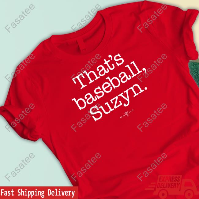 Bryan Hoch Wearing That's Baseball Suzyn Rotowear Shirt