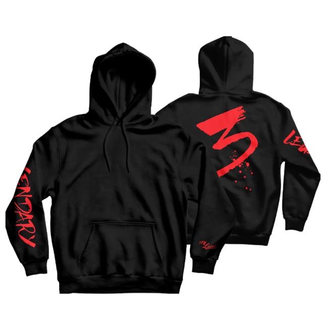 Yfn Lucci Merch Legendary 3 Hooded Sweatshirt Yfn Lucci Merch Legendary 3 Hooded Sweatshirt