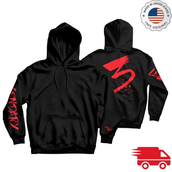 Yfn Lucci Merch Legendary 3 Hooded Sweatshirt Yfn Lucci Merch Legendary 3 Hooded Sweatshirt
