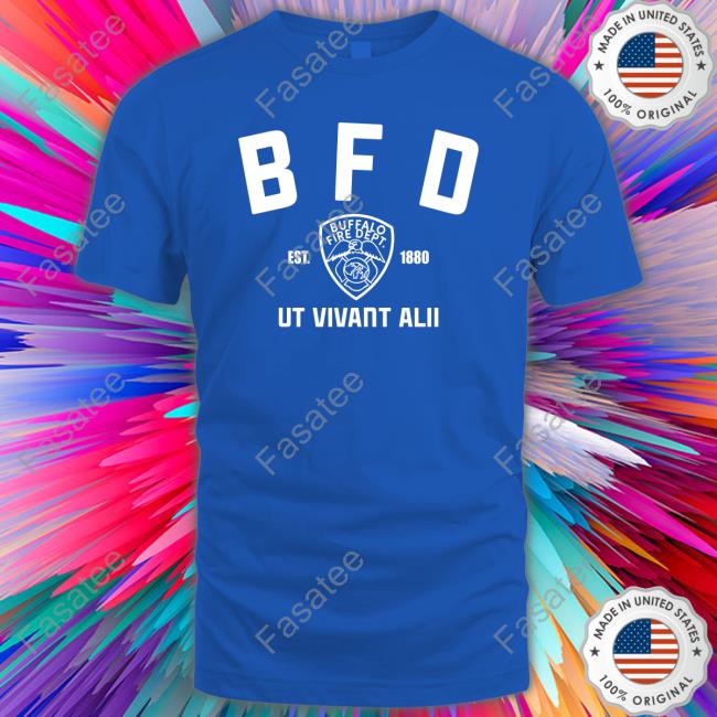 Buffalo Sabres Bfd Buffalo Fire Dept Ut Vivant Alii Est 1880 Sweatshirt