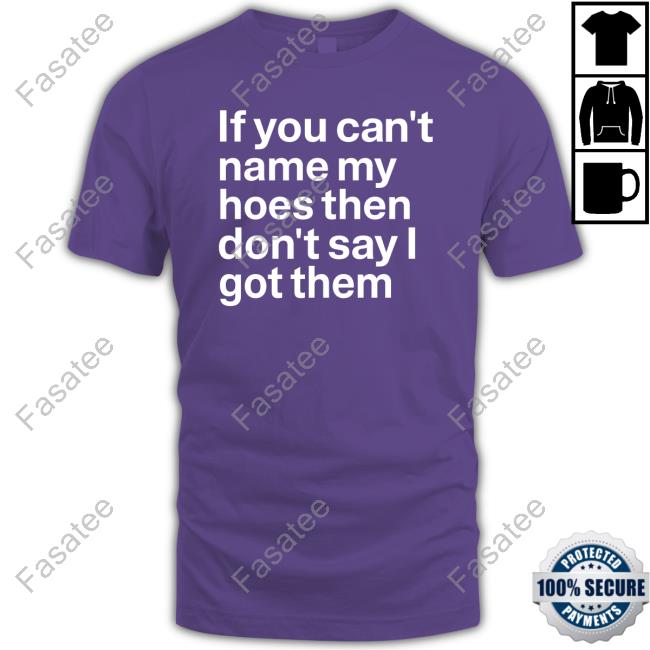 Hoodville If You Can't Hoes Then Don't Say I Got Them Crewneck Sweatshirt