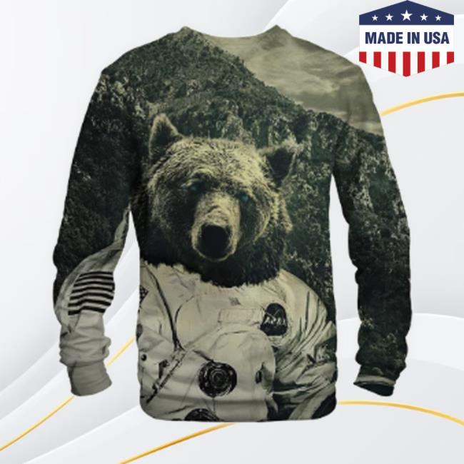 Nasa Bear Long Sleeve T Shirt Nasa Bear Sweater