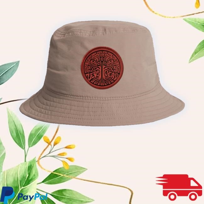 Official Trending Zeds Dead - Mycelium Bucket Hat - Dusty Pink new cap