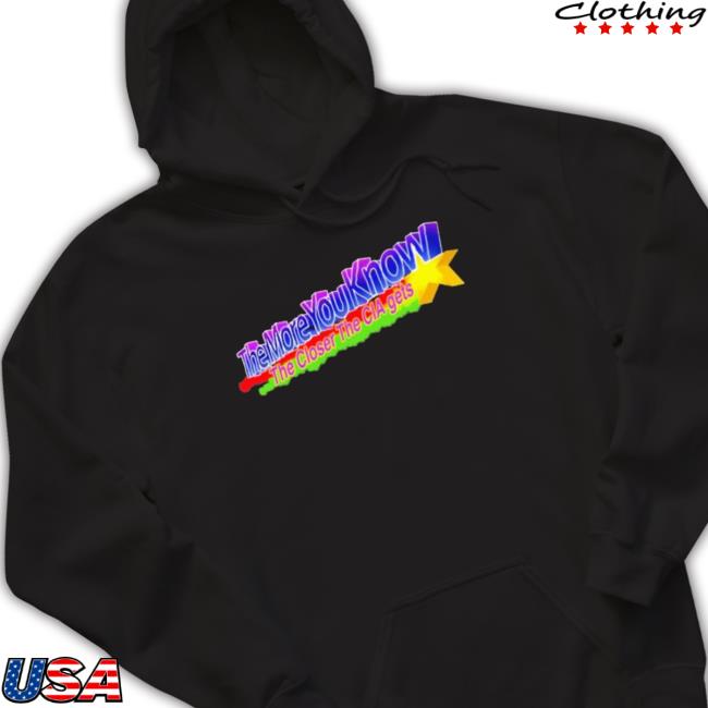 The More You Know The Closer The Cia Getsthe More You Know The Closer The Cia Gets Classic shirt The More You Know The Closer The Cia Getsthe More You Know The Closer The Cia Gets t- shirt