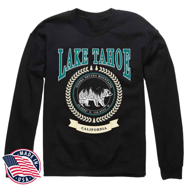 Official Tillys Merch Store Shop Lake Tahoe Sierra Nevada Bear Unisex Sweater Tillys Apparel Clothing