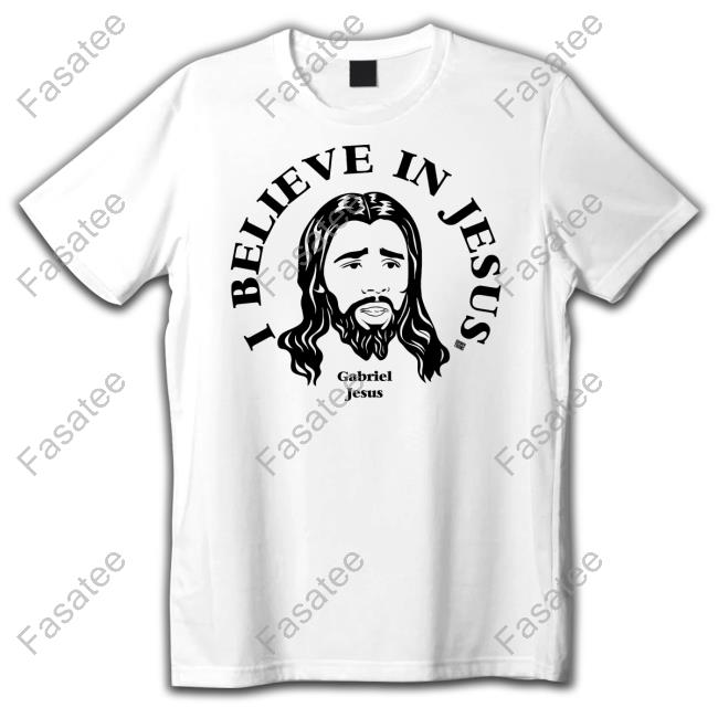 Goonertoons I Believe In Jesus Gabriel Jesus Shirt