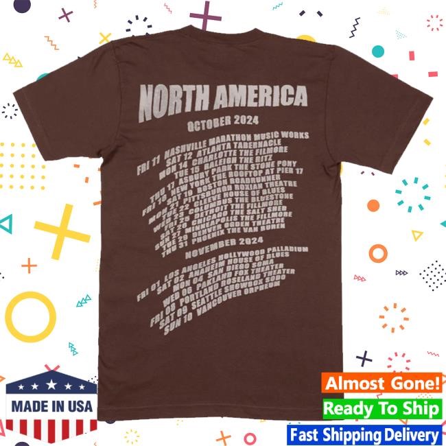 Inhaler Official Store Merch Shop Oct 24 Tour Shirt