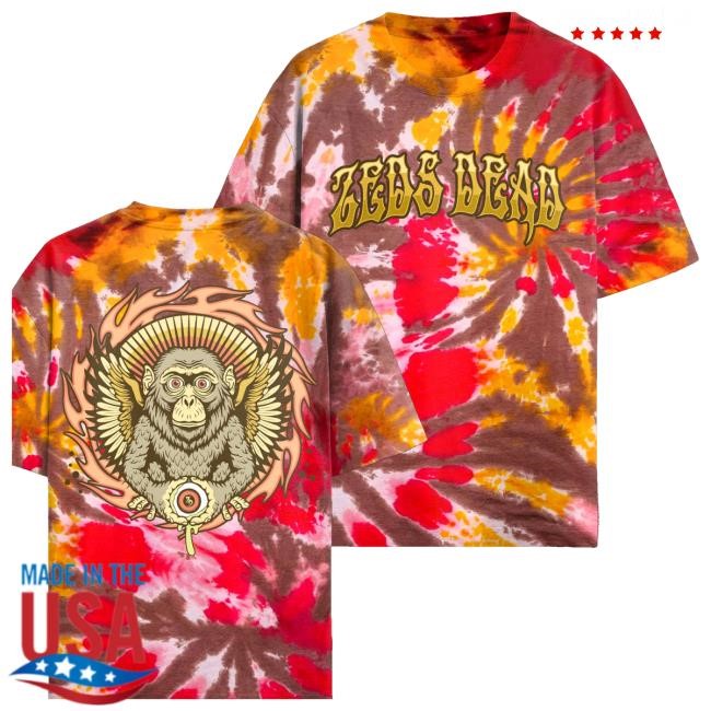 Official Zeds Dead Merch Zeds Dead Oz Tie Dye Hooded Sweatshirt