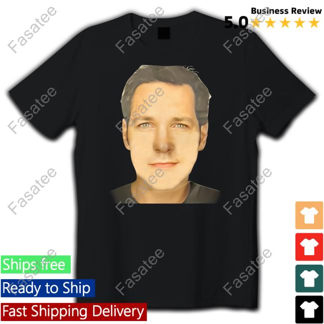 James Murray Wearing Paul Rudd Young Face Tee Shirt