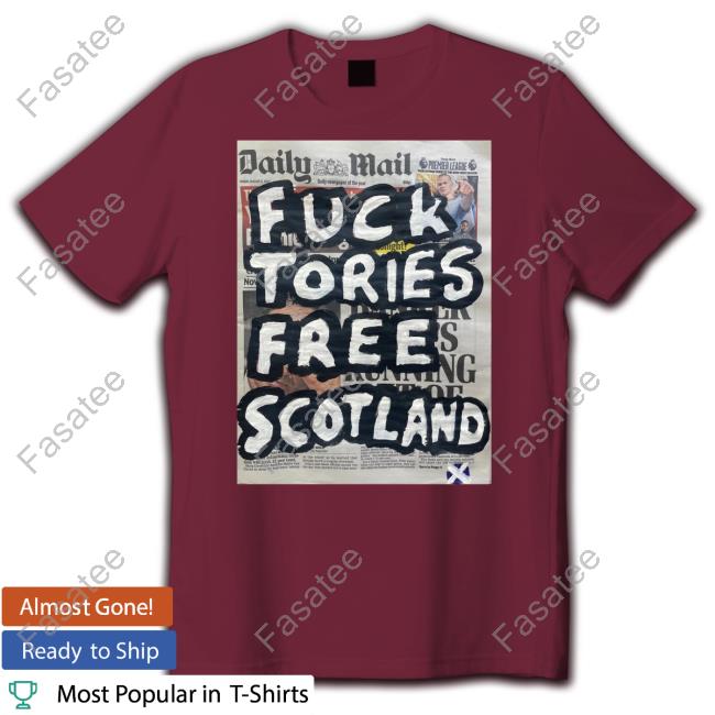 Artist Taxi Driver Fuck Tories Free Scotland Tee