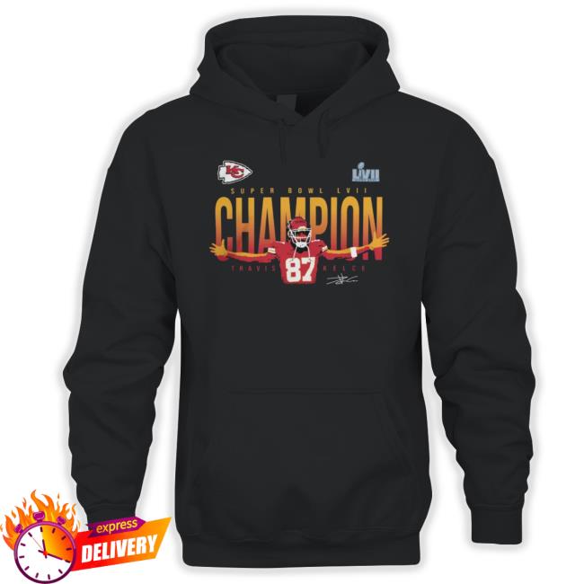 Official Travis Kelce Kansas City Chiefs Fanatics Branded Super Bowl Lvii Champions Winning Plays shirt
