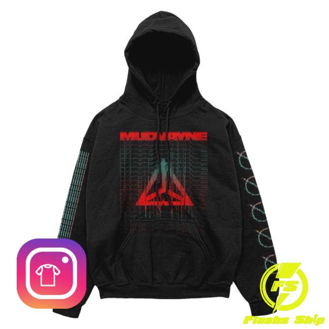 Official Mudvayne Merch Mud Vayne We Come Play,Killl Death Blooms Hoody
