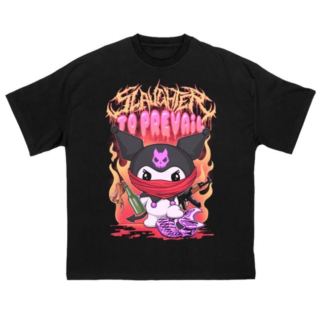 Official First Blood Merchandise Merch Slaughter To Prevail - Sanrio Of Darkness Sweatshirt
