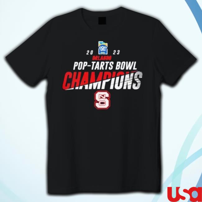 Official Pop Tarts Bowl Shirt Nc State Wolfpack Win The 2023 Poptarts Bowl Champions Ncaa College Football Sweater